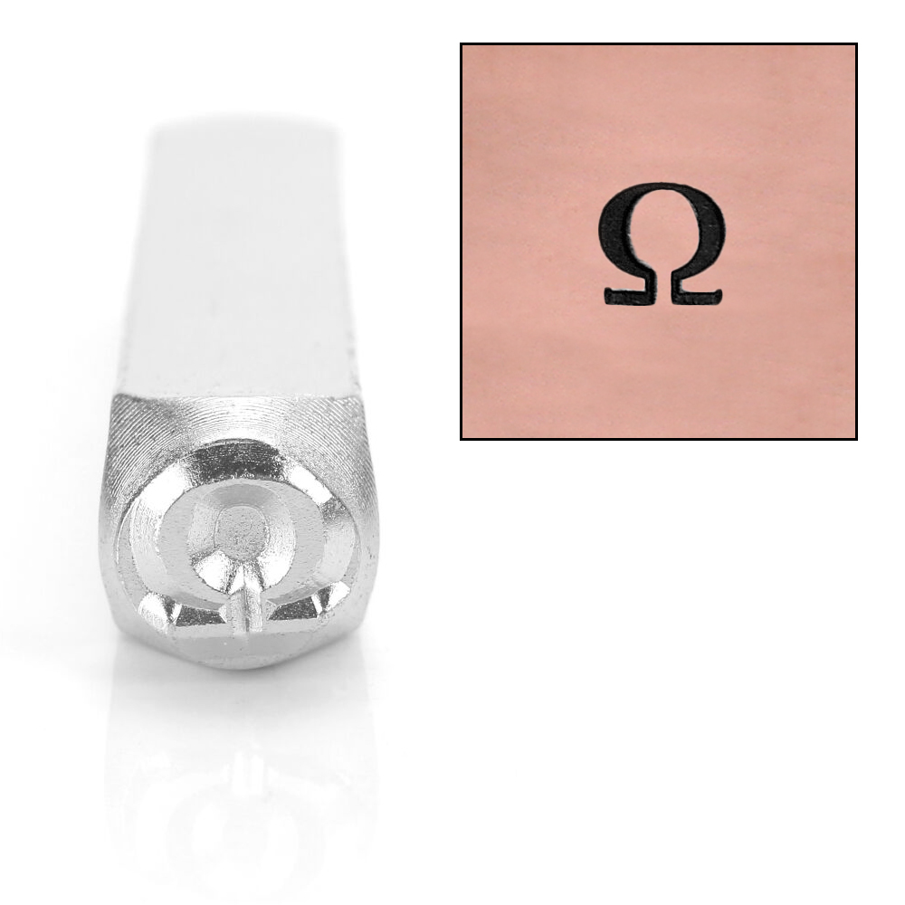 Metal Stamping Tools ImpressArt Omega Greek Letter Stamp, 6mm